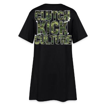 Motif d’accordage du camouflage de la culture du kick de la coup d’aigre - Robe T-shirt Femme - noir - Dos