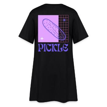 Style cornichon - les bizarres adorent ça. - Robe T-shirt Femme - noir - Dos