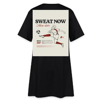 Sweat Now Shine Later Women Soccer T-Shirt Footbal - Robe T-shirt Femme - noir - Dos