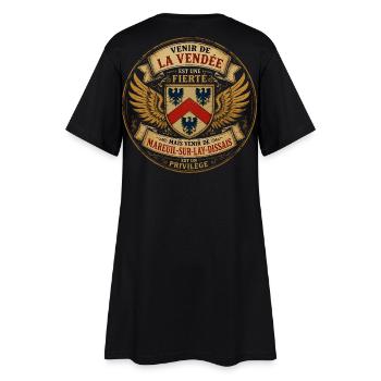 Fierté Vendée - Mareuil-sur-Lay-Dissais Privilège  - Robe T-shirt Femme - noir - Dos