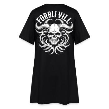 Crâne de la villa Gorblin - Robe T-shirt Femme - noir - Dos
