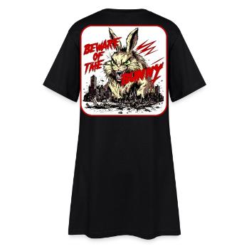 Déchaînement des lapins - Robe T-shirt Femme - noir - Dos