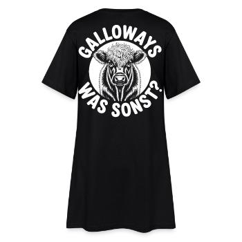 Galloways - Women’s T-Shirt Dress - black - Back