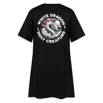 Dragon Blanc : Créature Sacrée - Robe T-shirt Femme - noir - Dos