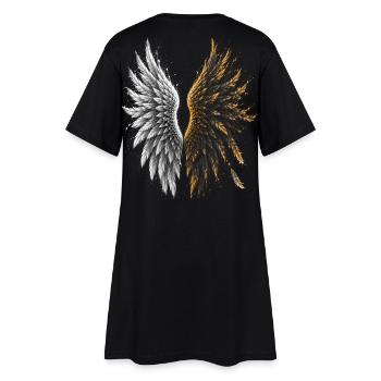 B-Ailes d’Ange - Robe T-shirt Femme - noir - Dos