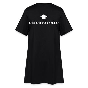 Obrtoro Collo Design - Robe T-shirt Femme - noir - Dos
