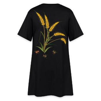 Épis de maïs avec fourmis - Robe T-shirt Femme - noir - Dos