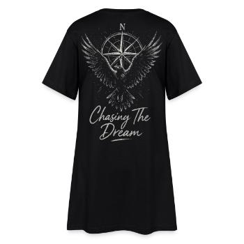 Dream Hunt Compass Wing - Women’s T-Shirt Dress - black - Back