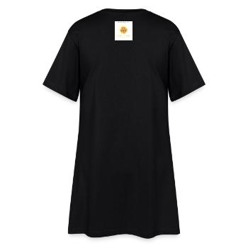 Chrysantème Spirale Fibonacci - Robe T-shirt Femme - noir - Dos
