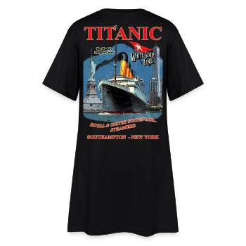 TITANIC création Louis RUNEMBERG © Adagp - Robe T-shirt Femme - noir - Dos