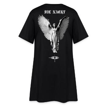 ''Die Nacht'' (La nuit) - Hard techno rave outfit - Robe T-shirt Femme - noir - Dos