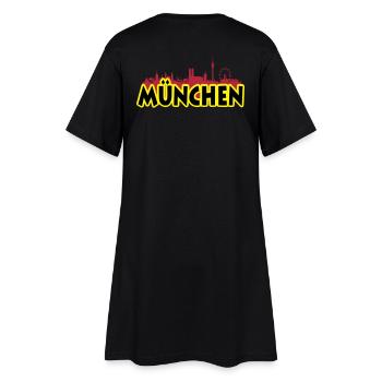 Munich - Robe T-shirt Femme - noir - Dos