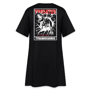 Predator - Tyrannosaurus Rex - Frauen T-Shirt-Kleid - Schwarz - Hinten