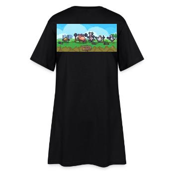 Émission Pixel du Gymnase Paysan - Robe T-shirt Femme - noir - Dos