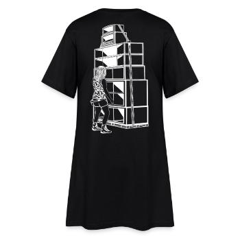 Tekno 23 Sound System Girl - Robe T-shirt Femme - noir - Dos
