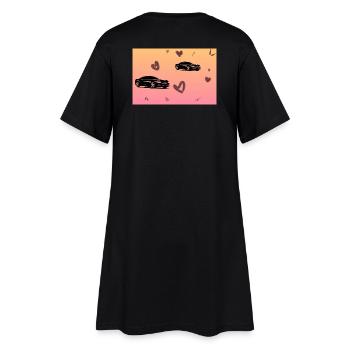 Auto  - Robe T-shirt Femme - noir - Dos
