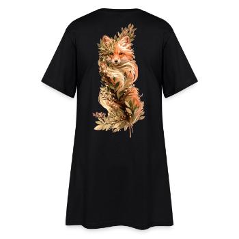 Renard - Robe T-shirt Femme - noir - Dos