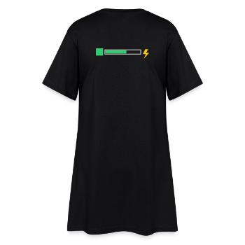 énergie - Robe T-shirt Femme - noir - Dos