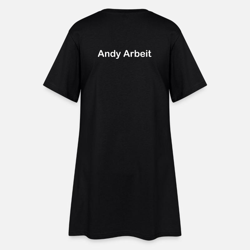 Andy Work - Robe T-shirt Femme - noir