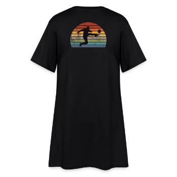 Soccer - Women’s T-Shirt Dress - black - Back