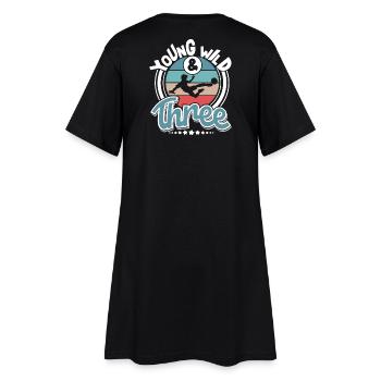 Football 3 ans Enfants Anniversaire d’enfant - Robe T-shirt Femme - noir - Dos