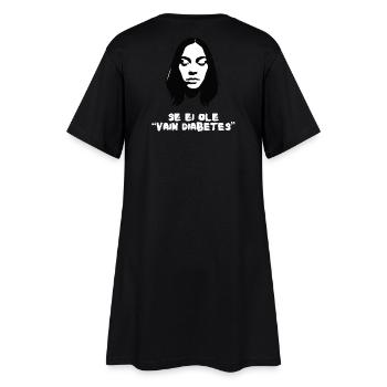 It's not just diabetes - Women’s T-Shirt Dress - black - Back