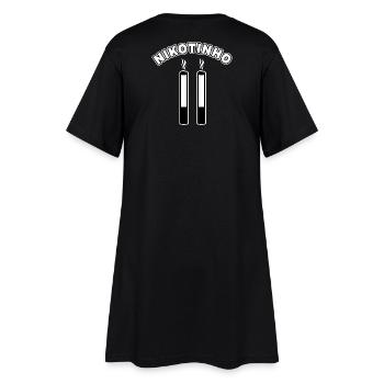 Numéro de joueur Nikotinho Footballer Soccer Funny - Robe T-shirt Femme - noir - Dos