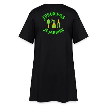 jardinage, jardiner, fan de jardinage - Robe T-shirt Femme - noir - Dos
