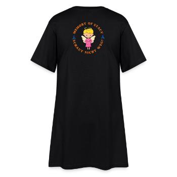 MoS Logo 2024 - Frauen T-Shirt-Kleid - Schwarz - Hinten