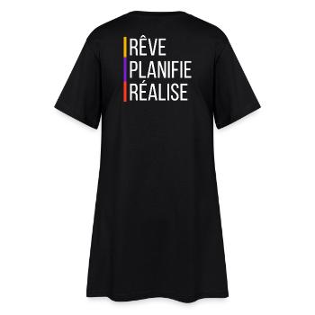 Citation de Motivation - Robe T-shirt Femme - noir - Dos