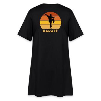 karaté, fan de karaté, faire du karaté - Robe T-shirt Femme - noir - Dos