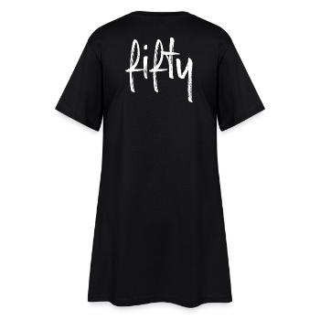 50 cinquante cadeau d'anniversaire numéro cinquante - Robe T-shirt Femme - noir - Dos