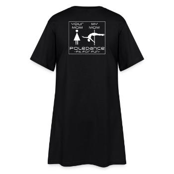 Amusement de maman en pole dance - Robe T-shirt Femme - noir - Dos