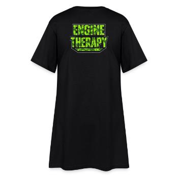 Engine Therapy – Schrauber Spruch Auto Tuning Werk - Women’s T-Shirt Dress - black - Back