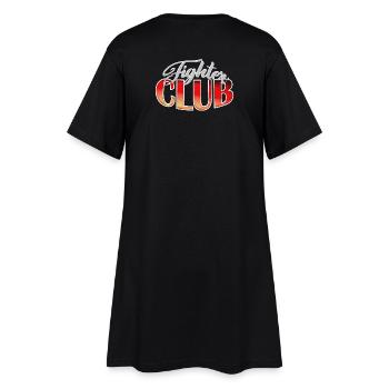 Fighter Club Shirt - Women’s T-Shirt Dress - black - Back