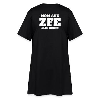 voiture, voiture ancienne, libre circulation - Robe T-shirt Femme - noir - Dos