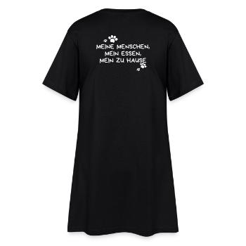 Haustier Witz - Frauen T-Shirt-Kleid - Schwarz - Hinten