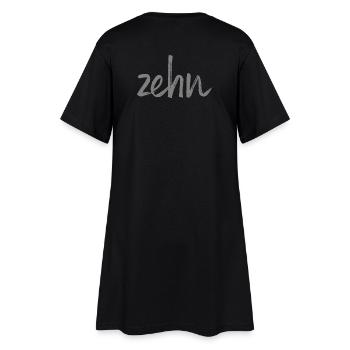 dix 10 numéro de cadeau d'anniversaire - Robe T-shirt Femme - noir - Dos