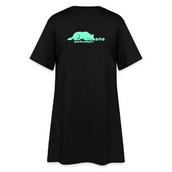 Logo SHS, aigue-marine - Robe T-shirt Femme - noir - Dos