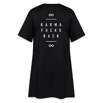 Karma Fucks Back White - Robe T-shirt Femme - noir - Dos