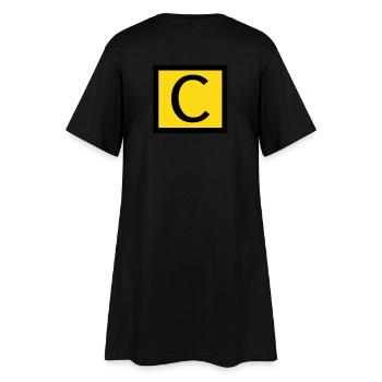 Directeur de vol - Robe T-shirt Femme - noir - Dos