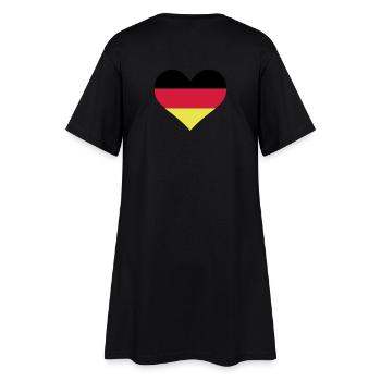 Allemagne - Robe T-shirt Femme - noir - Dos