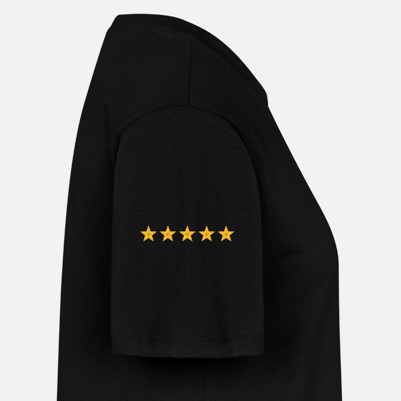 5 Sterne, 3d, 1fb Frauen T-Shirt-Kleid