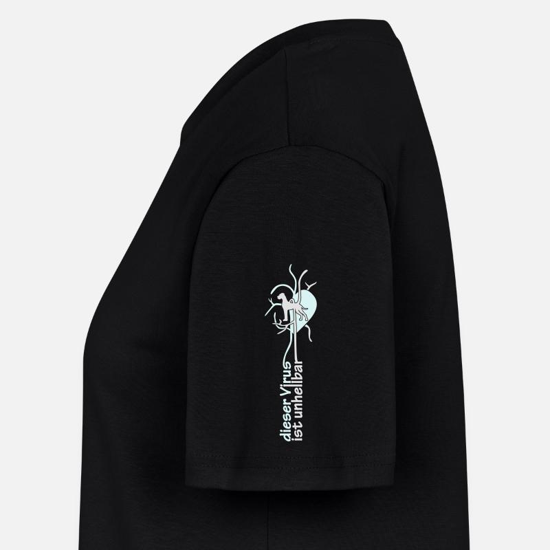 Doggenvirus schmal Frauen T-Shirt-Kleid