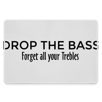 Drop the Bass Dubstep Drum and Bass Design (FR) - Grand tapis de souris gamer - bruyère - Devant
