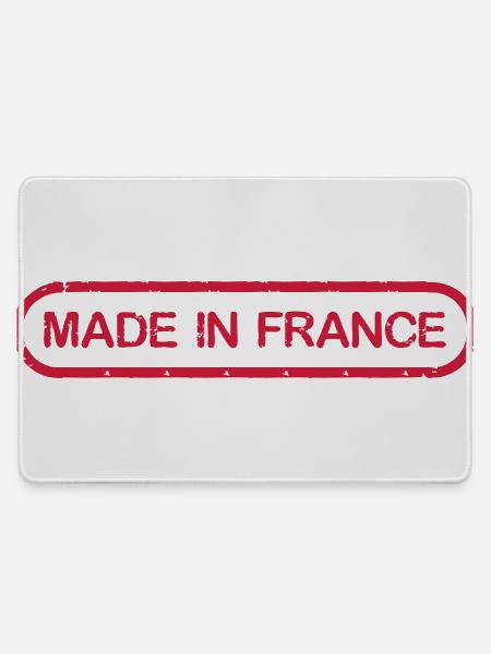 Made in France - Mousepad groß für Gamer - Grau
