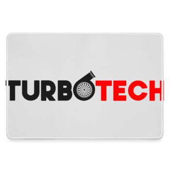 Turbotech - Red & Black Turbo-Charger - Large Gaming Mouse Mat - grey - Front