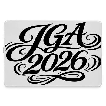Jga 2026 Enterrement de vie de garçon - Grand tapis de souris gamer - bruyère - Devant