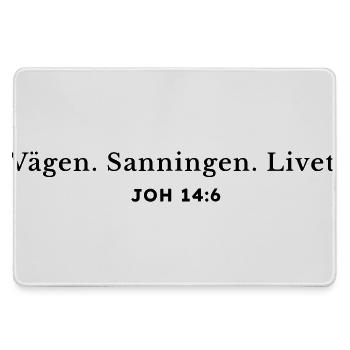 Die Art und Weise. Die Wahrheit. Leben. - Mousepad groß für Gamer - Grau - Vorne