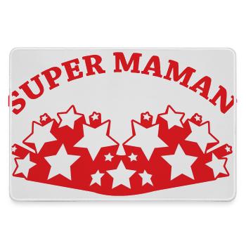 Super Maman - Fête des Mères - Grand tapis de souris gamer - bruyère - Devant